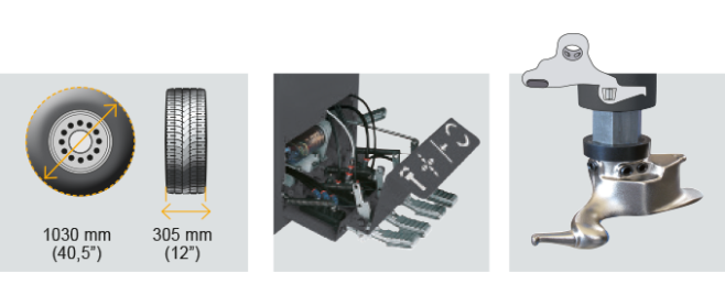 GA2240 Series Semi-Automatic Car Tyre Changer
