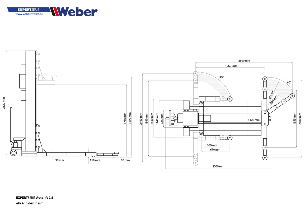 Weber Autolift 2.5 drawing